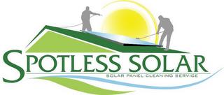 SPOTLESS SOLAR SOLAR PANEL CLEANING SERVICE trademark