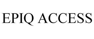 EPIQ ACCESS trademark