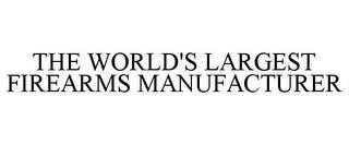 THE WORLD'S LARGEST FIREARMS MANUFACTURER trademark