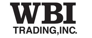 WBI TRADING, INC. trademark