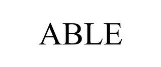 ABLE trademark