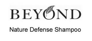 BEYOND NATURE DEFENSE SHAMPOO trademark