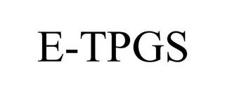 E-TPGS trademark