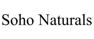 SOHO NATURALS trademark