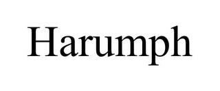 HARUMPH trademark