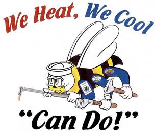 WE HEAT, WE COOL "CAN DO!" MASTER H.V.A.C. TECHNICIAN CERTIFIED EPA CONTRACTOR SEABEE IAQ SPECIALIST trademark