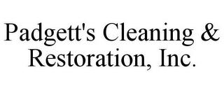 PADGETT'S CLEANING & RESTORATION, INC. trademark