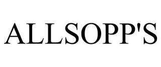 ALLSOPP'S trademark