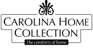 CAROLINA HOME COLLECTION THE COMFORTS OF HOME trademark