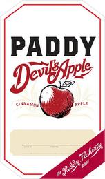 PADDY DEVIL'S APPLE CINNAMON APPLE THE PADDY FLAHERTY BRAND BATCH NO. APPROVED trademark