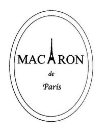 MACARON DE PARIS trademark