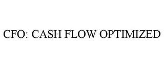 CFO: CASH FLOW OPTIMIZED trademark