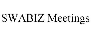 SWABIZ MEETINGS trademark