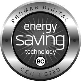 PROMAR DIGITAL ENERGY SAVING TECHNOLOGY trademark