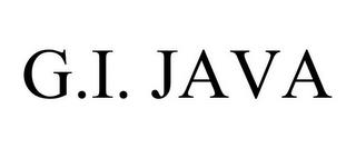 G.I. JAVA trademark