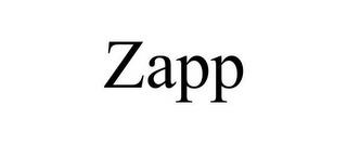 ZAPP trademark