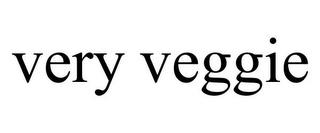 VERY VEGGIE trademark