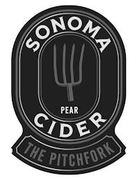 SONOMA CIDER PEAR THE PITCHFORK trademark