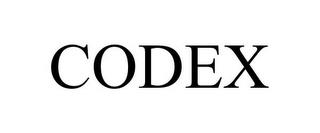 CODEX trademark