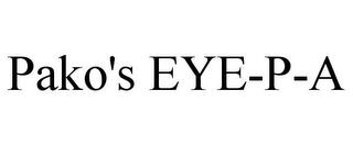 PAKO'S EYE-P-A trademark