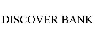 DISCOVER BANK trademark