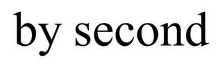 BY SECOND trademark