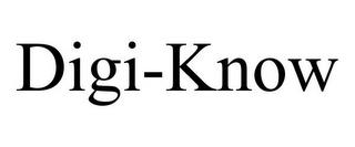 DIGI-KNOW trademark