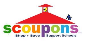 SCOUPONS.COM SHOP SAVE SUPPORT SCHOOLS trademark