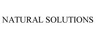 NATURAL SOLUTIONS trademark