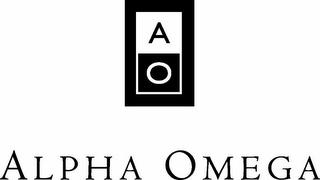 A O ALPHA OMEGA trademark