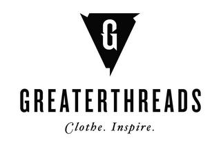 G GREATERTHREADS CLOTHE. INSPIRE. trademark