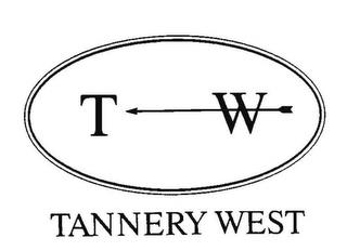 TW TANNERY WEST trademark