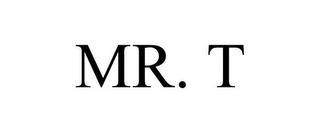 MR. T trademark