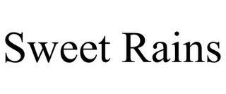 SWEET RAINS trademark