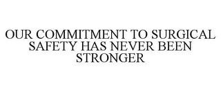 OUR COMMITMENT TO SURGICAL SAFETY HAS NEVER BEEN STRONGER trademark