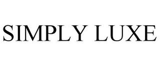 SIMPLY LUXE trademark