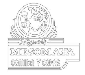 MIGUEL'S MESOMAYA COMIDA Y COPAS trademark