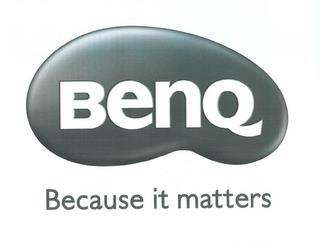 BENQ BECAUSE IT MATTERS trademark