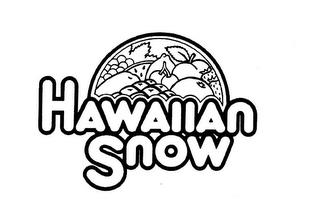 HAWAIIAN SNOW trademark