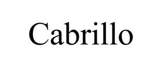 CABRILLO trademark