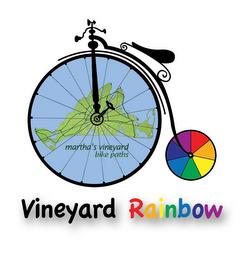 MARTHA'S VINEYARD BIKE PATHS VINEYARD RAINBOW trademark