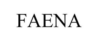 FAENA trademark