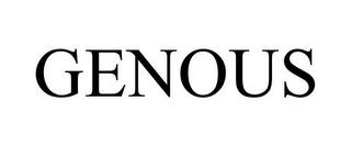 GENOUS trademark