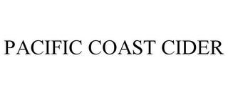 PACIFIC COAST CIDER trademark