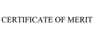 CERTIFICATE OF MERIT trademark