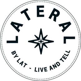 LATERAL BY LAT LIVE AND TELL trademark