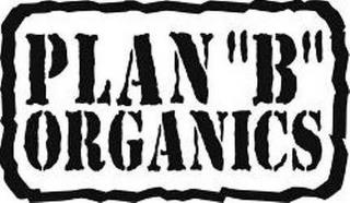 PLAN "B" ORGANICS trademark