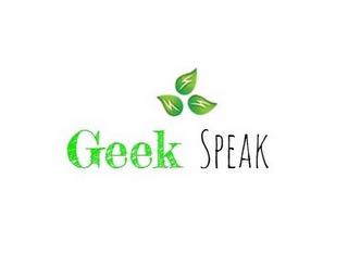 GEEK SPEAK trademark