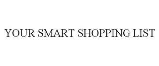 YOUR SMART SHOPPING LIST trademark