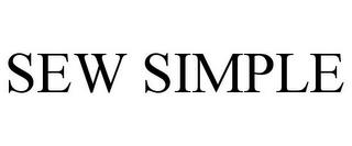 SEW SIMPLE trademark